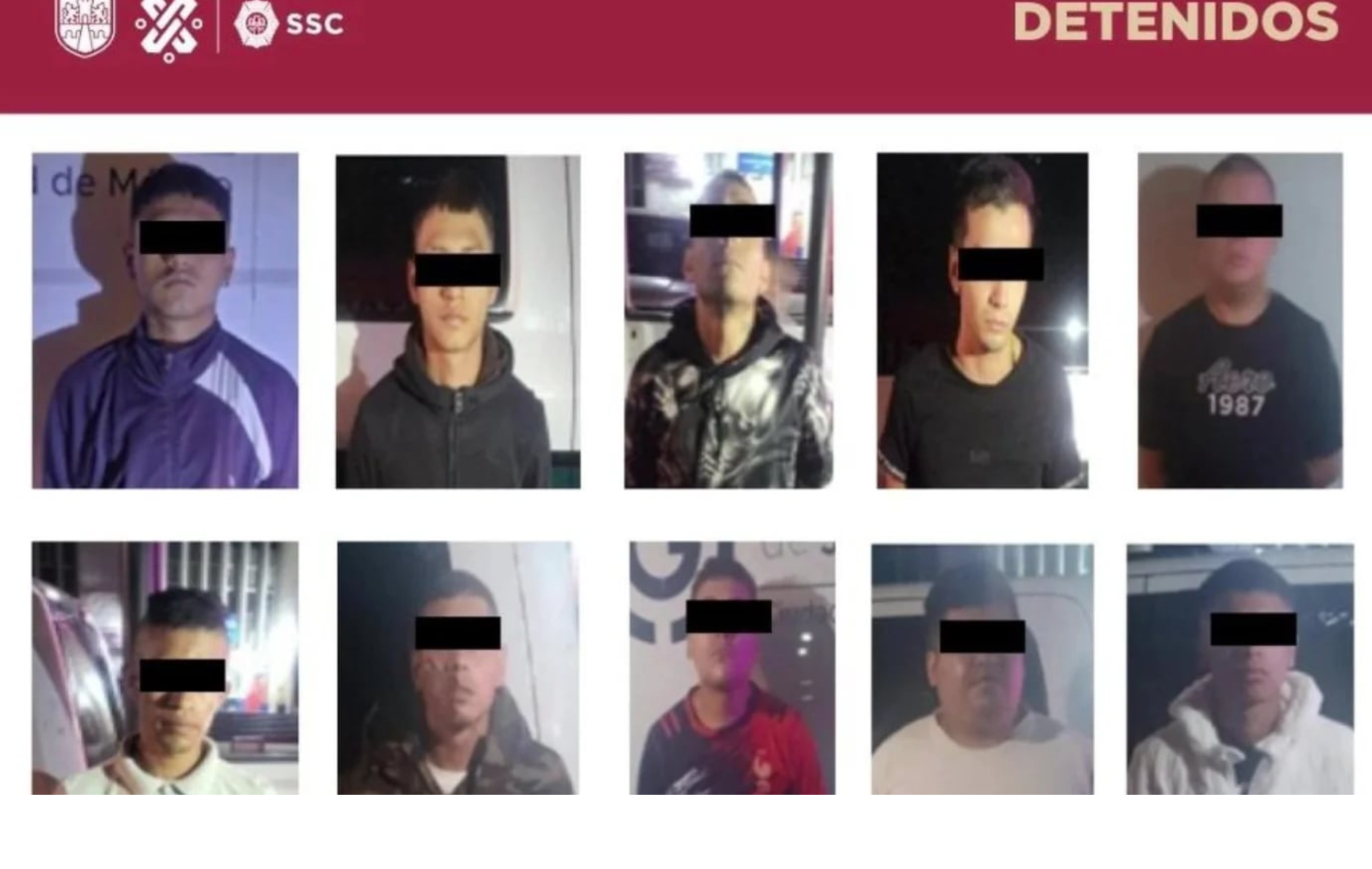 Detienen a 11 sujetos por incendiar un departamento en la CDMX